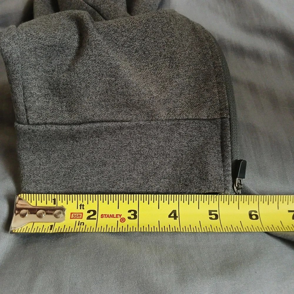 Alphalete Joggers Mens Medium Gray‎ Tapered Zipper Ankle Athletic Pants